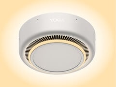 O Yoga Mini i Gen 11 mede 130 x 130 x 48,6 mm e pesa cerca de 600 g.