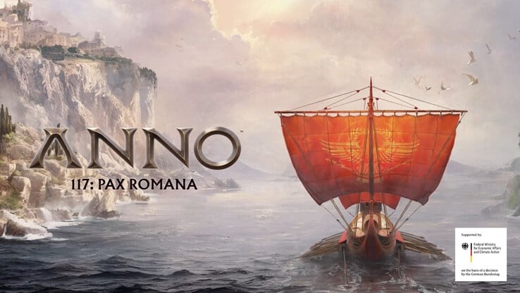 Anno 117: Pax Romana, patrocinada pelo Ministério de Assuntos Econômicos da Alemanha
