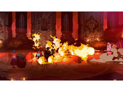 Uma captura de tela mostrando o novo beat-em-up Absolum da Dotemu (Fonte da imagem: Steam)