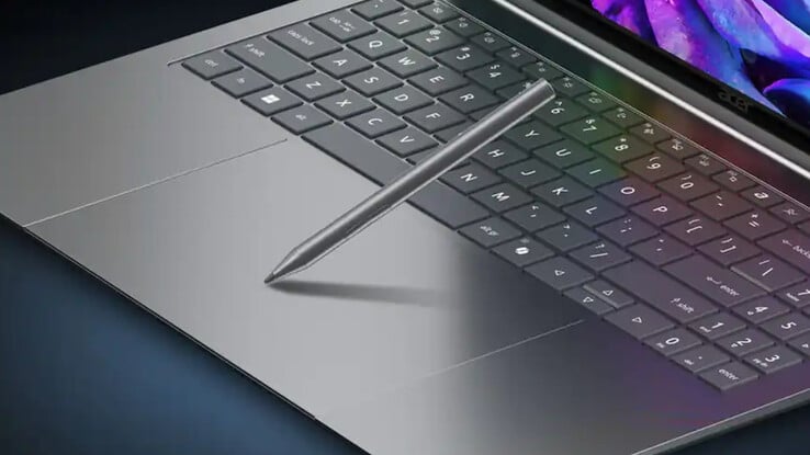 O trackpad tátil do Acer Swift 16 é compatível com canetas com suporte à inclinação MPP 2.5.