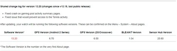 A Garmin lançou a versão beta 13.20 para a série de smartwatches Instinct 2/Crossover. (Fonte da imagem: Garmin)