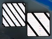 O Google Pixel 10 Pro Fold (à direita) pisca muito menos do que seu antecessor. (Fonte da imagem: Android Central, YouTube)
