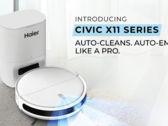 Lançamento dos novos aspiradores robôs Civic X11 da Haier (Fonte da imagem: Haier)
