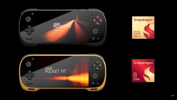 O Konkr Pocket Fit terá um processador Snapdragon G3 Gen 3, enquanto o Pocket Fit Elite terá um processador Snapdragon 8 Elite. (Fonte da imagem: Ayaneo)