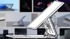 O misterioso computador Microsoft Surface combina elementos de ambas as linhas Book e Studio. (Fonte da imagem: Ryan Smalley/David Breyer/Microsoft - editado)