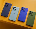 A Motorola descreve as cores de lançamento do Moto G56 como Black Oyster, Grey Mist, Dazzling Blue e Dill, todas com a marca Pantone. (Fonte da imagem: Motorola)