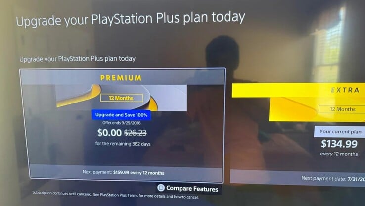 Oferta gratuita do PS Plus Premium.