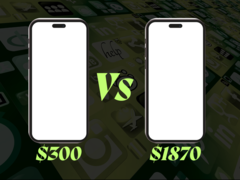 Uma ilustração. uS$ 300 CMF Phone 2 Pro contra o Sony Xperia 1 VII (Fonte da imagem: DrMoRobot/Canva e Geralt/Pixabay; editado)