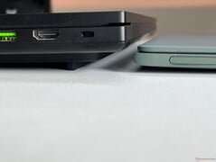 A saliência e o suporte são quase tão altos quanto alguns subnotebooks.