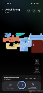 Visão geral com progresso ao vivo