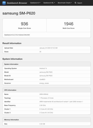 (Fonte da imagem: Geekbench)