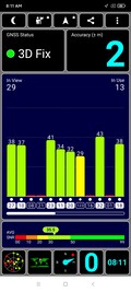 Teste de GPS ao ar livre