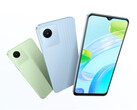 O Realme C30 vem nas opções de cor Verde Bambu e Azul Lago. (Fonte da imagem: Realme)