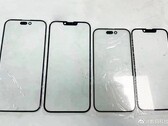 O iPhone 14 e o iPhone 14 Pro serão os menores iPhones de bandeira que a Apple lança este ano. (Fonte de imagem: Weibo)