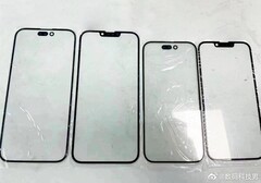 O iPhone 14 e o iPhone 14 Pro serão os menores iPhones de bandeira que a Apple lança este ano. (Fonte de imagem: Weibo)
