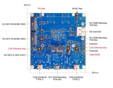 O slot M.2 2230 destina-se principalmente a um módulo Wi-Fi/Bluetooth