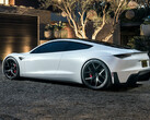 O novo conceito do Tesla Roadster. (Fonte da imagem: Tesla)