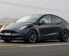 Um Tesla Model Y (Fonte da imagem: Michal Lauko via Unsplash; cortado)