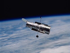 Uma imagem do Hubble na órbita da Terra (Fonte da imagem: NASA; cortada)