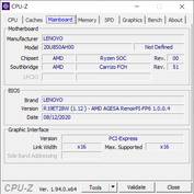 CPU-Z - Placa principal