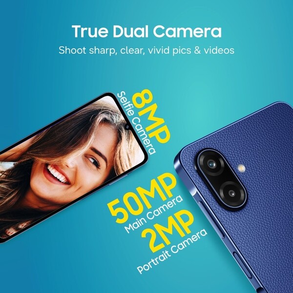 O Samsung Galaxy F70e tem duas câmeras traseiras.