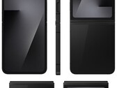 O Galaxy Z Flip 7 FE, na foto, pretende ser uma alternativa de baixo custo ao Flip 7 (fonte da imagem: Evan Blass)