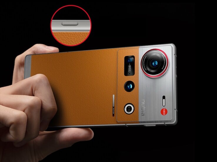 O Nubia Z70S Ultra já possui uma configuração de câmera tripla e um botão de obturador dedicado. (Fonte da imagem: Nubia)