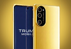 A única constante no design do Trump T1 Phone é a cor dourada.