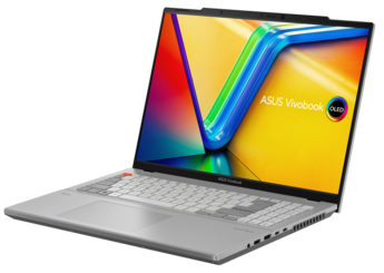 Asus VivoBook Pro 16X 3D OLED - Prata. (Fonte da imagem: Asus)