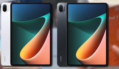 Não se sabe se a variante de cor verde do Xiaomi Pad 5 será vendida fora da China. (Fonte da imagem: Xiaomi/nsv.by - edited)