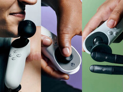 O Xbox Adaptive Joystick oferece suporte a capas de joystick alternativas criadas pelo Xbox Design Lab. (Fonte da imagem: Microsoft)