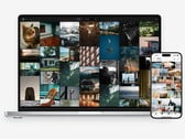 PC e smartphone com ZimaOS Photos