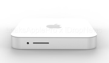 Mac mini conceito mais recente. (Fonte da imagem: LeaksApplePro/iDropNews)