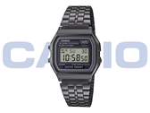 O Casio Vintage A158WETB-1A (na foto) tem uma caixa cromada preta. (Fonte da imagem: Casio)