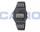 O Casio Vintage A158WETB-1A (na foto) tem uma caixa cromada preta. (Fonte da imagem: Casio)