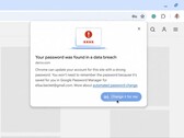 O Chrome terá um trocador automático de senhas para quando uma violação de dados for detectada. (Fonte da imagem: Google)
