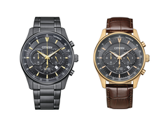 O Citizen AN8197-52E e o AN8193-02H em um fundo branco.