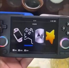 Parece que a Anbernic está planejando lançar outro dispositivo portátil para jogos de 4 polegadas em breve. (Fonte da imagem: BiliBili)