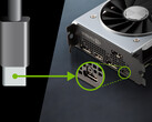 A série GeForce RTX 20 será a primeira e última vez que veremos o conector VirtualLink. (Fonte de imagem: NVIDIA)
