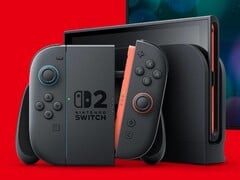 A consola Nintendo Switch 2 na imagem