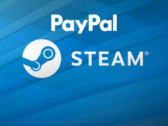 Os logotipos do PayPal e do Steam são exibidos (Fonte da imagem: PayPal, Steam com edições)