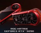 Imagem mostrando a ROG Matrix RTX 5090. (Fonte da imagem: ASUS)