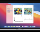 Um MacBook sendo usado para desenvolver modelos de ML. (Imagem: Apple)