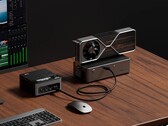 O dock AG01 eGPU da Aoostar tem um design atemporal. (Fonte da imagem: Aoostar)