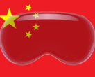 O headset Apple Vision Pro será lançado na China ainda este ano. (Imagem via Apple e Wikimedia Commons, com edições)