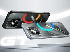 O Blade GT Pro é um celular robusto com iluminação RGB especial na parte traseira (Fonte da imagem: Doogee)