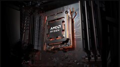 O Ryzen 7 9800X3D da AMD recebeu críticas extremamente positivas dos críticos. (Fonte da imagem: AMD)