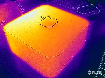 Mac Studio temperaturas de superfície - (teste de estresse)