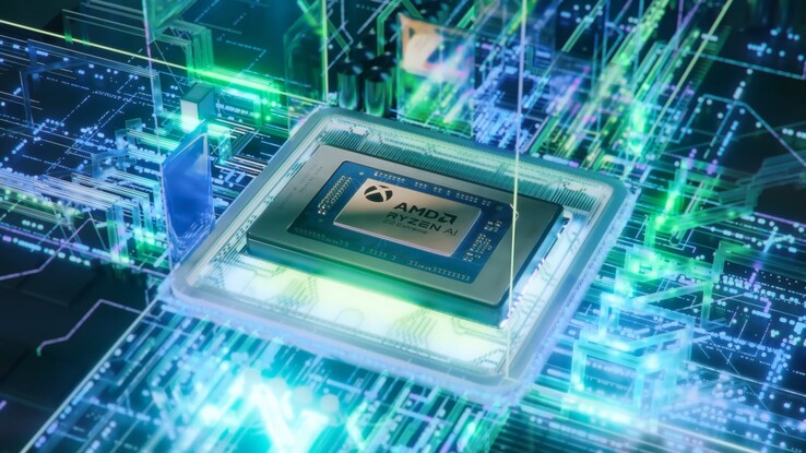 Processador AMD Ryzen AI Z2 Extreme no ROG Xbox Ally X (Fonte da imagem: AMD, Microsoft Gaming)