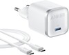 O carregador Anker Nano Charger (45W) na cor branca (Fonte da imagem: Anker)